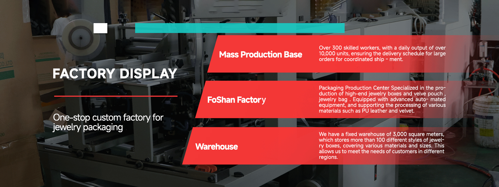 quality Jewelry Box Packaging factory