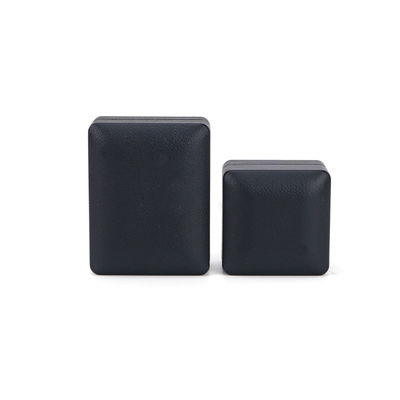 Buy Hanhong Custom Ring Box with Light 6.5*6.5*4.5cm Size Black Leather and Velvet Material online manufacture