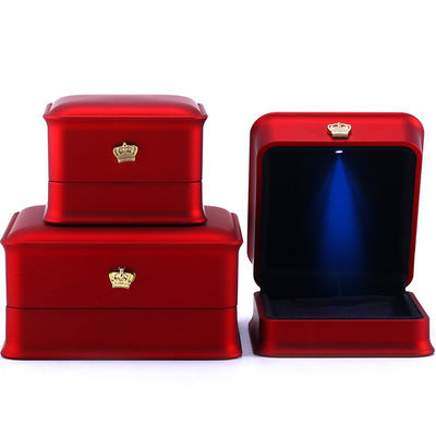 Jewelry Package Hanhong Custom Luxury Crown LED Box for Bracelets Necklaces and Rings