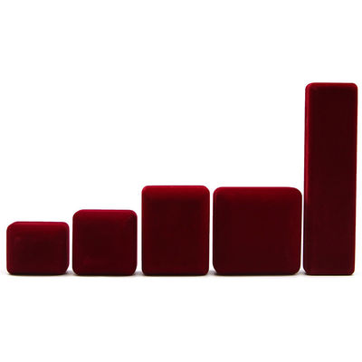 Luxury LED Jewelry Box with Embossed Hanhong Logo and Red Velvet Interior
