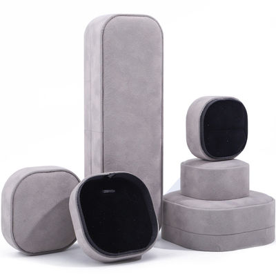 Hanhong Custom Logo Velvet Jewelry Box for Portable Storage of Bracelets Necklaces Rings