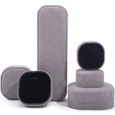 Hanhong Custom Logo Velvet Jewelry Box for Portable Storage of Bracelets Necklaces Rings