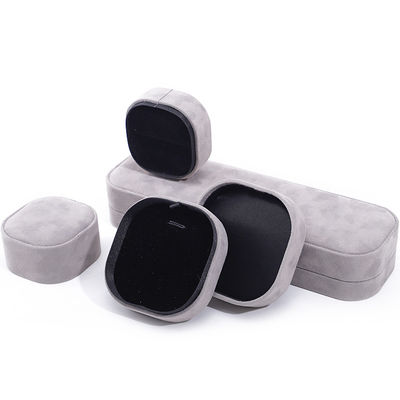 Hanhong Custom Logo Velvet Jewelry Box for Portable Storage of Bracelets Necklaces Rings