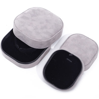 Hanhong Custom Logo Velvet Jewelry Box for Portable Storage of Bracelets Necklaces Rings