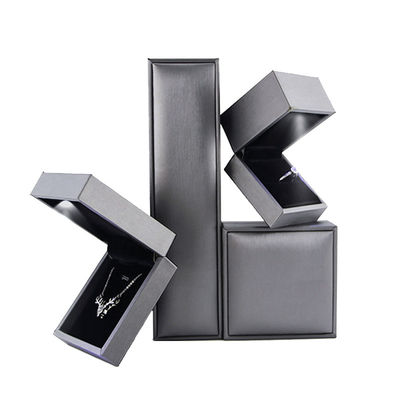 Customized Hanhong Logo LED Jewelry Box for Luxury Faux Leather Personalized Packaging