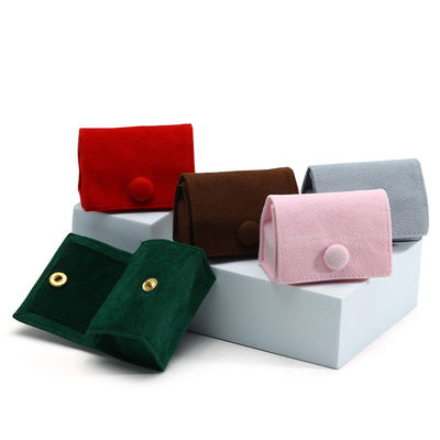 Buy Candy Color Velvet Jewelry Box for Customized Storage of Rings Necklaces and Earrings online manufacture