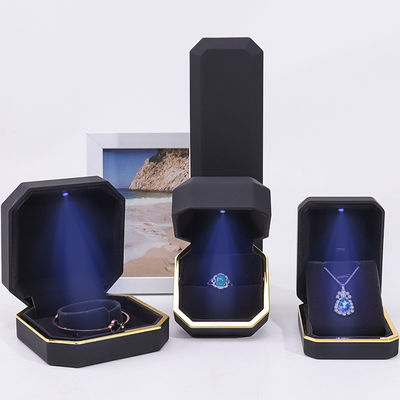 Buy Handmade Plastic Velvet Jewelry Packaging Box for Bracelet Earrings Pendant Necklace Ring online manufacture