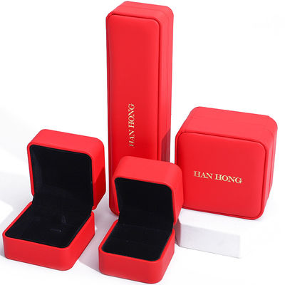 Custom Luxury Velvet Jewelry Packaging Box for Necklace and Bracelet Storage from Hanhong