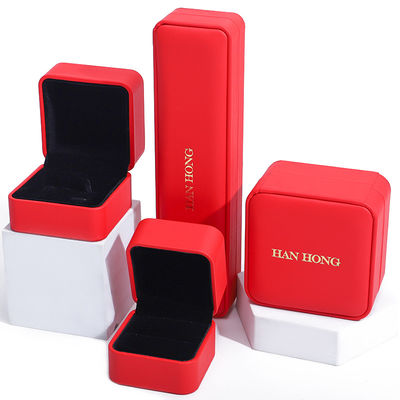 Custom Luxury Velvet Jewelry Packaging Box for Necklace and Bracelet Storage from Hanhong