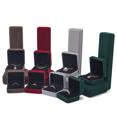 Buy Jewelry Boxes Material LED Velvet for Customized Size Hanhong Logo Embossed Ring Gift online manufacture