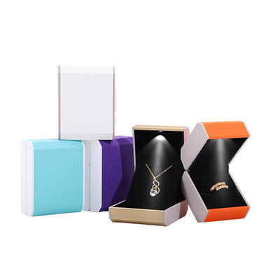 Custom LED Lighting Plastic Jewelry Box for Customized Size Luxury LED Jewelry Contact Us