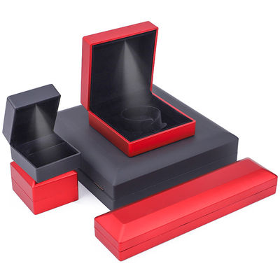 Custom Logo Jewelry Packaging Box Hanhong Velvet Stud Earrings Necklace Bracelet Box
