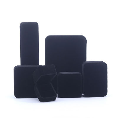 Buy Handmade Black Velvet Ring Jewelry Box for Necklace Stud Earrings Bracelet Custom online manufacture