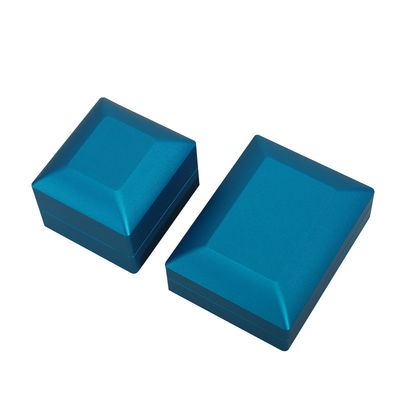 Rectangle Customized Size Blue LED Ring Jewelry Box for Earrings Necklace Bracelet