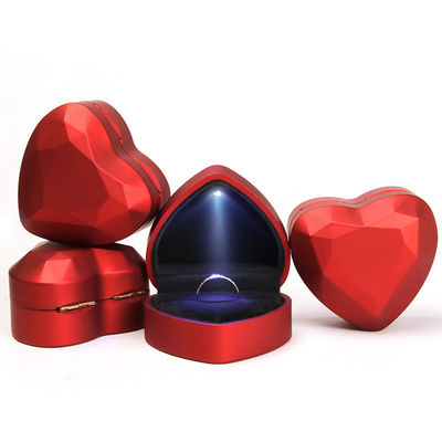 LED Heart-Shaped Red Gem Cassette The Ultimate Jewelry Package for Your End Collection
