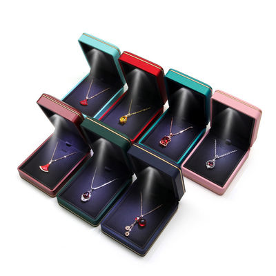Buy Jewelry Package with Light Hanhong Custom Logo Silk Screen Print Luxury LED Storage Box online manufacture