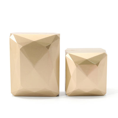Custom Logo PU Plastic Gold Jewelry Packaging Box with LED Light Jewelry Package