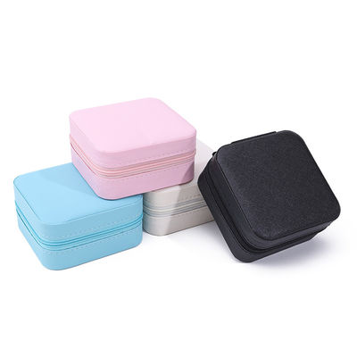 Han Hong Custom Logo Travel Jewelry Packaging Box for Earrings Necklace Ring Storage