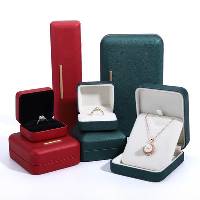 Buy Customized Velvet Jewelry Box for PU Leather Bracelets Earrings and Pendants Packaging online manufacture