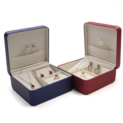 Custom Ring Earrings And Necklace Gift Box Set For Travel Jewelry Storage