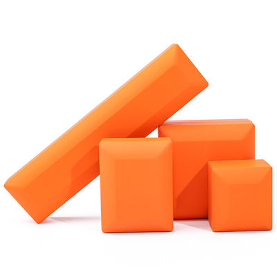 Customized Size Handmade Orange LED Ring Jewelry Box for Custom Logo and White Light