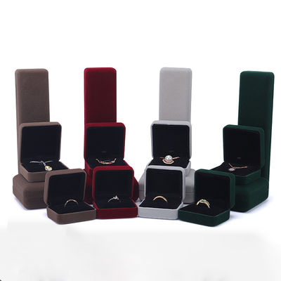 Customized Size Velvet Jewelry Box For Storing And Protecting jewellery Collection