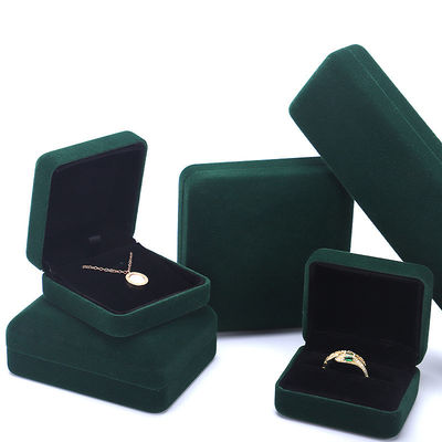 Customized Size Velvet Jewelry Box For Storing And Protecting jewellery Collection