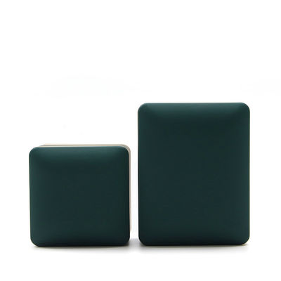 Custom Logo Silk Screen Printing Dark Green LED Jewelry Box for Luxury Rings