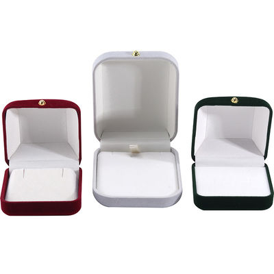 Hanhong Custom Logo Flocked Rectangle Jewelry Package for Bracelet Necklace Earrings