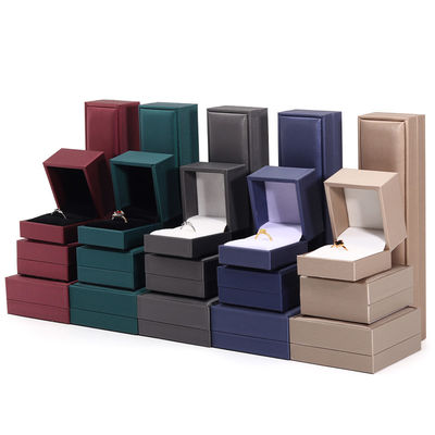 Buy Customized Handmade Leather Jewelry Box for Rings and Necklaces Luxury Packaging online manufacture