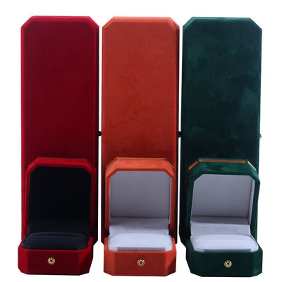 Buy Custom Velvet Jewelry Packaging Box for Wedding Gifts Earrings and Rings from Hanhong online manufacture
