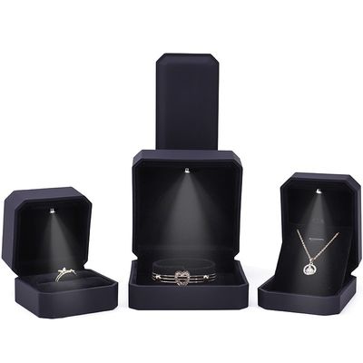 Buy Newest Custom Logo LED Jewelry Display Box for Rings Necklaces Bracelets and Earrings online manufacture