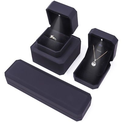 Newest Custom Logo LED Jewelry Display Box for Rings Necklaces Bracelets and Earrings
