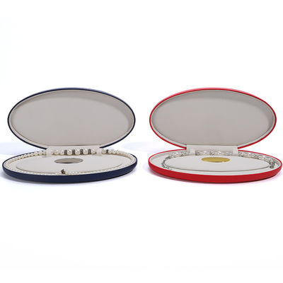 Buy Custom Logo Jewelry Packaging Box for Ring and Necklace Bracelet Storage Hanhong PU Leather online manufacture