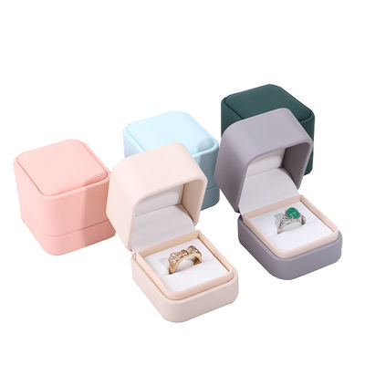 Buy Custom Logo Jewelry Package PU Leather Box for Earrings Bracelets Necklaces and Rings online manufacture
