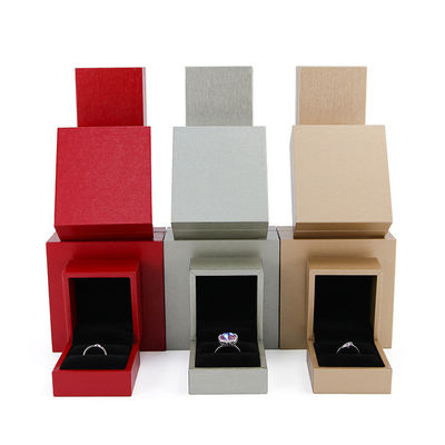 Customized Size Luxury Touch Cardboard Jewelry Packaging Box for Bracelet and Ring