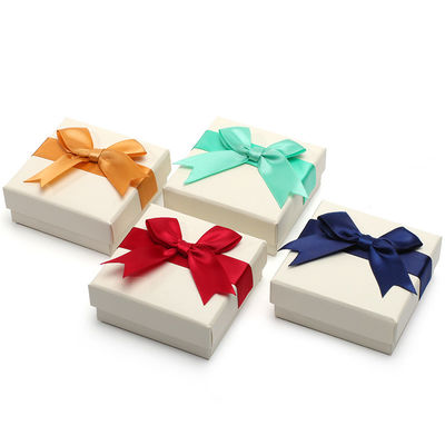 Buy Luxury Custom Logo Small Cardboard Jewelry Storage Wrapping Paper Box Velvet Material online manufacture