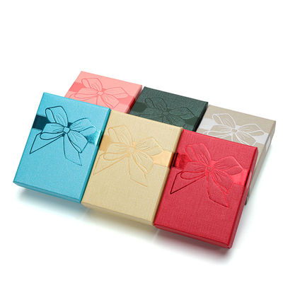 Customized Size Hanhong Logo Cardboard Paper Gift Jewelry Box Drawer Presentation