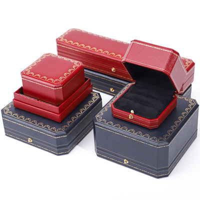 Buy Rectangle 12*12*4.5cm Custom Jewelry Packaging Box for Bracelet Earrings Necklace Ring online manufacture