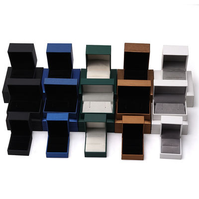 9*9*3.5cm Custom Logo Jewelry Packaging Box for Earrings Necklaces and Rings Customized