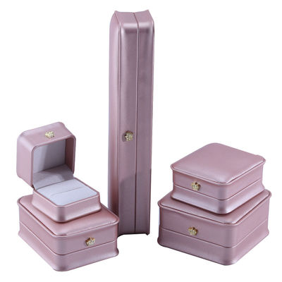 Luxury Gold Crown Design PU Leather Jewelry Package Box for Bracelet Necklace Ring