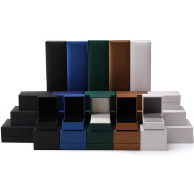 9*9*3.5cm Custom Logo Jewelry Packaging Box for Earrings Necklaces and Rings Customized