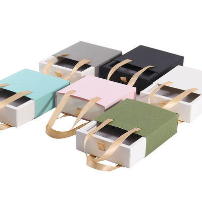 Newest Style Customized Sliding Drawer Carton for Ring Box Custom Logo Paper Case