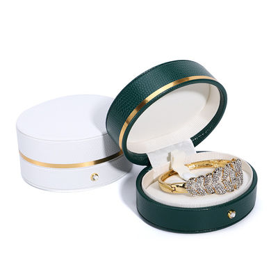 Buy Customizable Green PU Leather Travel Jewelry Organizer Ideal for Travel by Hanhong online manufacture
