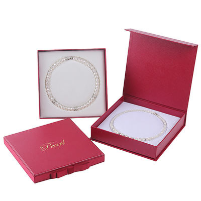 Hanhong Customized Size Red Jewelry Cardboard Paper Sleeve Box for Bracelet Necklace
