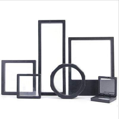 Jewelry Display PE Membrane Suspension Box , Transparent Film Floating Jewelry Case