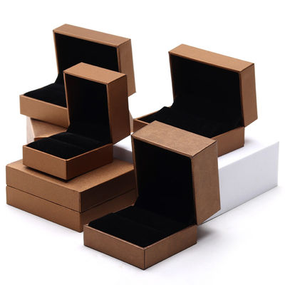 Custom Logo Jewelry Paper Box For Earrings Necklace Pendant Ring 9x9x3cm