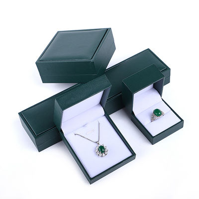 Custom Logo Green Jewelry Packaging Box for Hanhong Necklace Bracelet Ring Earrings