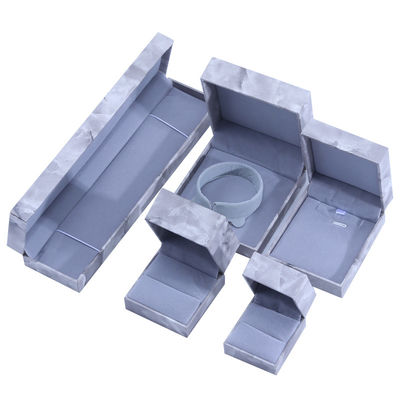 Wholesale manufacturing Luxury square Jewellery Box Personalized Custom high end Necklace Bracelet Earrings Ring jewelry set Packaging cardboard paper flip marble Jewelry Box with logo
