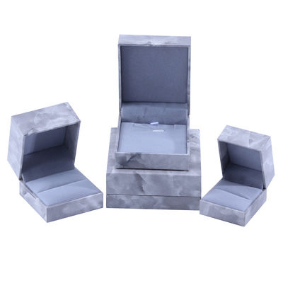 Wholesale manufacturing Luxury square Jewellery Box Personalized Custom high end Necklace Bracelet Earrings Ring jewelry set Packaging cardboard paper flip marble Jewelry Box with logo